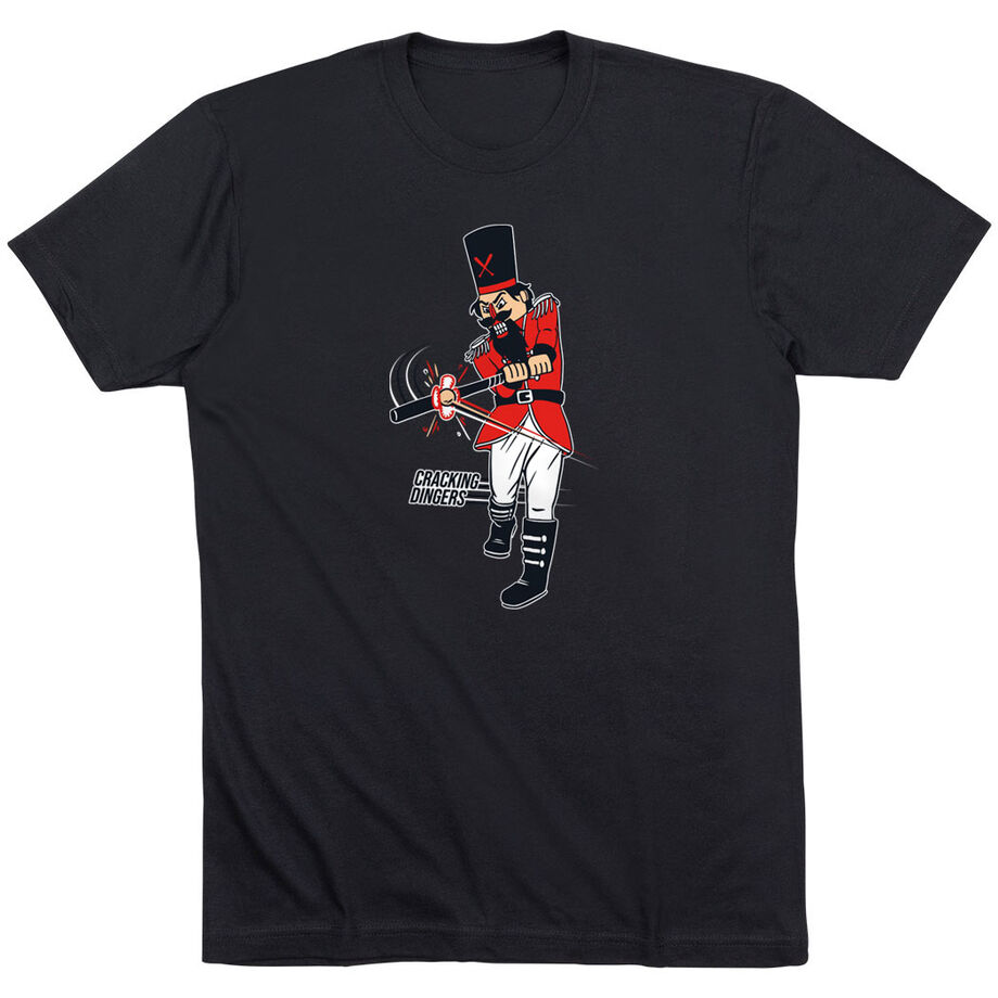 Baseball T-Shirt Short Sleeve - Cracking Dingers