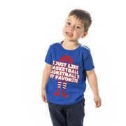 Basketball Toddler Short Sleeve Shirt - Basketball's My Favorite
