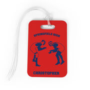 Wrestling Bag/Luggage Tag - Personalized Wrestling Team Wrestlers