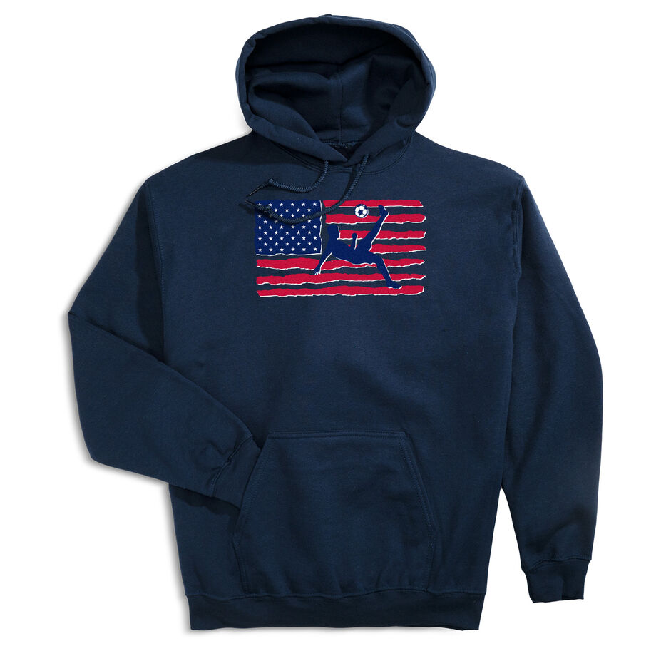 Soccer Hooded Sweatshirt - Guys Soccer Land That We Love