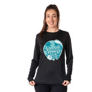 Pickleball Long Sleeve Performance Tee - Serve's Up