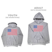 Baseball Hooded Sweatshirt - Patriotic Baseball