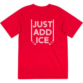 Hockey Short Sleeve Performance Tee - Just Add Ice™