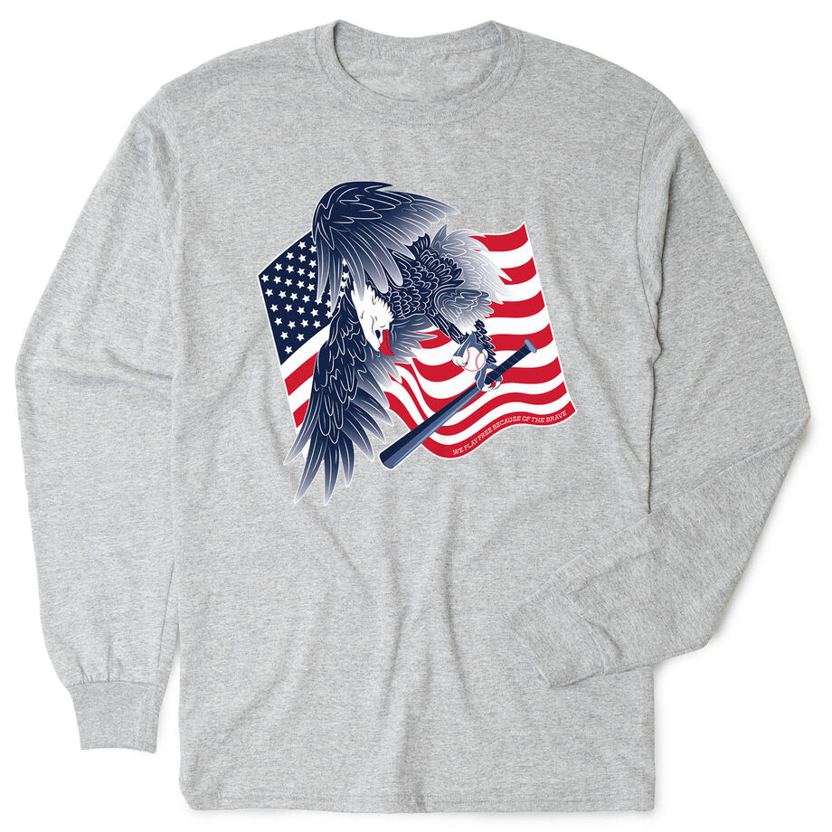 Baseball Tshirt Long Sleeve - Baseball Eagle