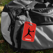 Softball Bag/Luggage Tag - Personalized Softball Pitcher