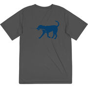 Hockey Short Sleeve Performance Tee - Rocky The Hockey Dog