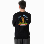 Guys Lacrosse Crewneck Sweatshirt - California Lacrosse (Back Design)