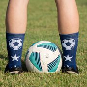 Soccer Woven Mid-Calf Socks - Patriotic