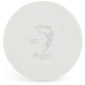 Lacrosse Team Mom Player Male Laser Engraved Lacrosse Ball (White Ball)
