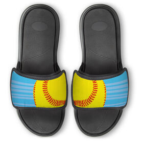 Softball Repwell&reg; Slide Sandals - Ball Reflected