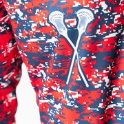 Guys Lacrosse Lounge Pants - Patriotic Digital Camo