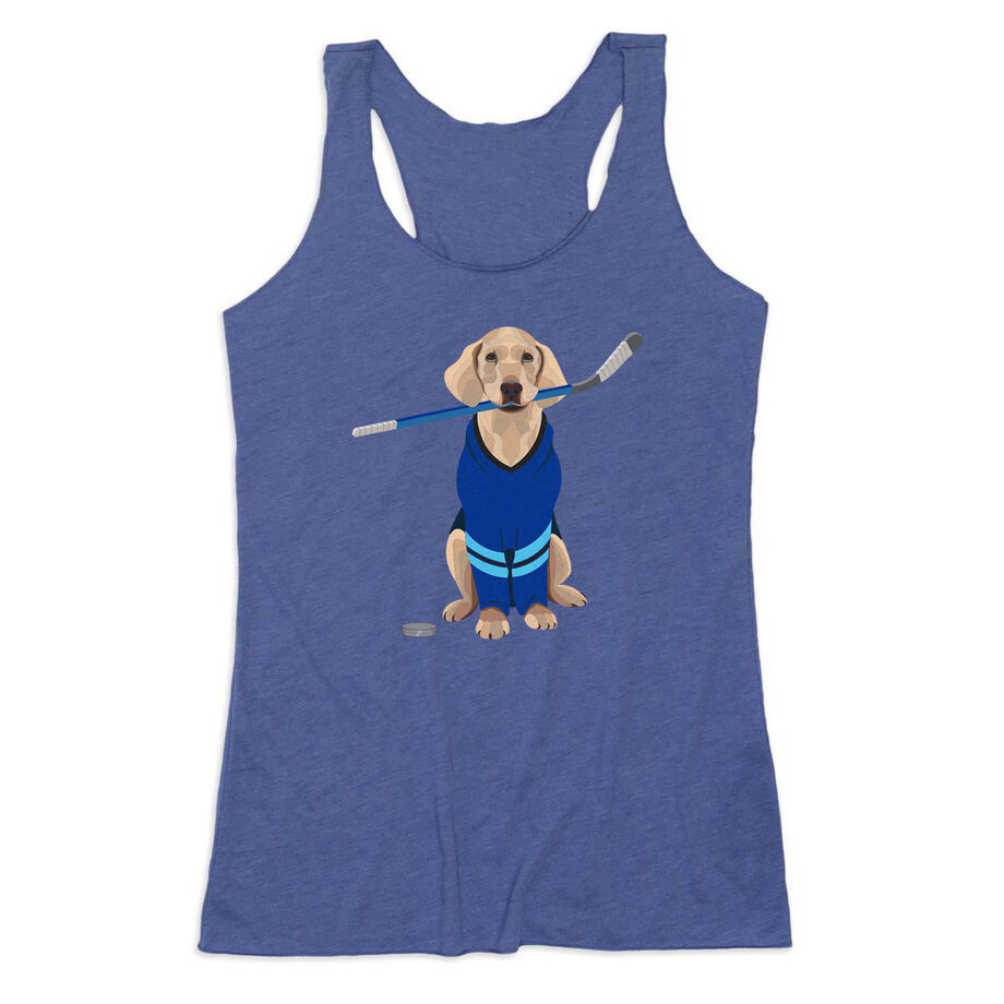 Hockey Women's Everyday Tank Top - Puck The Hockey Dog