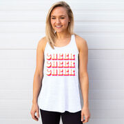 Cheerleading Flowy Racerback Tank Top - Retro Cheer