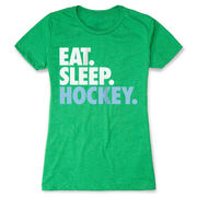 Hockey Women's Everyday Tee - Eat. Sleep. Hockey.