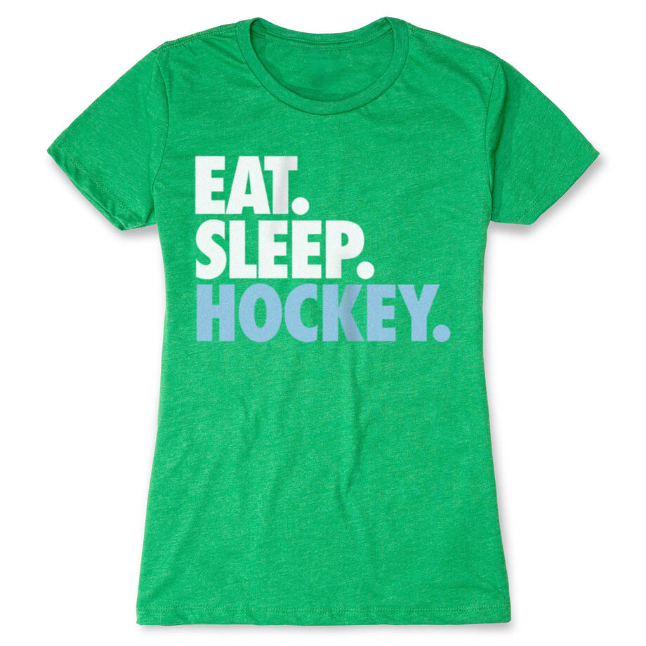 Hockey Women's Everyday Tee - Eat. Sleep. Hockey.