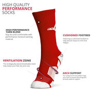 Soccer Woven Mid-Calf Socks - Soccer Player