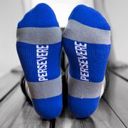 Socrates&reg; Woven Performance Sock Be Brave (Royal)