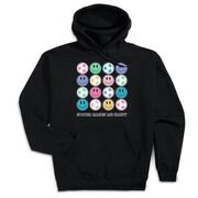 Soccer Hooded Sweatshirt - Soccer Makes Me Happy