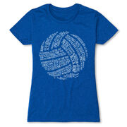 Volleyball Women's Everyday Tee - Volleyball Words