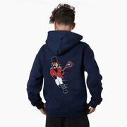 Guys Lacrosse Hooded Sweatshirt - Crushing Goals (Back Design)