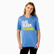 Tennis Short Sleeve Performance Tee - Eat. Sleep. Tennis.