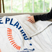 Baseball Premium Blanket - Rather Be Playing Baseball