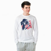 Baseball Long Sleeve Performance Tee - Baseball Eagle