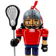 Guys Lacrosse Nutcracker Resin Ornament