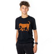 Basketball Tshirt Short Sleeve Baxter The Basketball Dog