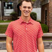Wrestling Short Sleeve Polo - Takedown (Red)