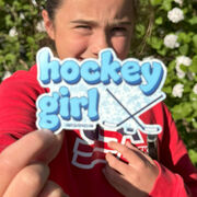 Hockey Sticker - Hockey Girl