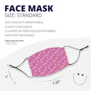 Tennis Face Mask - Tennis Pattern