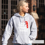 Hockey Hooded Sweatshirt - Lace 'Em Up And Light The Lamp