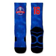 Custom Team Graphic Flex Mid-Calf Socks - Girls Lacrosse