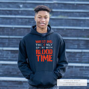 Wrestling Hooded Sweatshirt - Blood Time