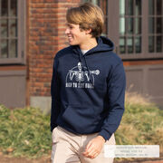 Guys Lacrosse Hooded Sweatshirt - Bad To The Bone