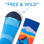Socrates® Mid-Calf Performance Socks - Free & Wild