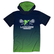 Lacrosse Lightweight Short Sleeve ShieldDri Hoodie - Norwalk - Gradient