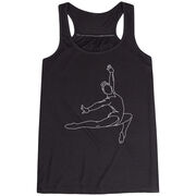 Gymnastics Flowy Racerback Tank Top - Gymnast Sketch