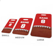 Football Bag/Luggage Tag - Personalized Football Image