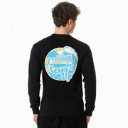 Volleyball Tshirt Long Sleeve - Serve's Up (Back Design)