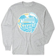 Volleyball Tshirt Long Sleeve - Serve's Up
