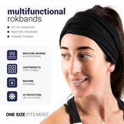 Long Multifunctional Headwear - Solid Black RokBAND