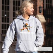 Hockey Hooded Sweatshirt - Hat-Trick or Treat