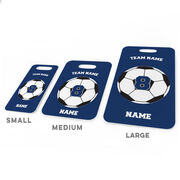 Soccer Bag/Luggage Tag - Personalized Soccer Team Ball