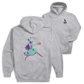 Softball Hooded Sweatshirt - Witch Pitch (Back Design)