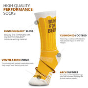Socrates® Mid-Calf Socks - Run For Beer