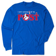 Hockey Tshirt Long Sleeve - Ain't Afraid of No Post