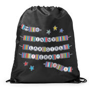 Girls Lacrosse Drawstring Backpack - In My Lax Girl Era