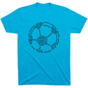 Soccer T-Shirt Short Sleeve - Soccer Words